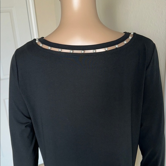 Elegant Black Long Sleeve Dress by J.JILL. - Picture 7 of 16